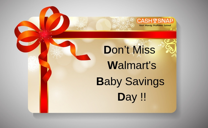 Don’t Miss Walmart’s Baby Savings Day This Weekend!