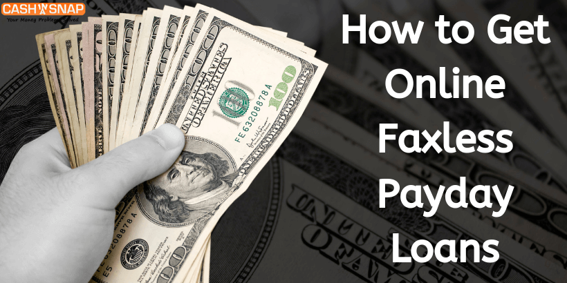 faxless payday loans