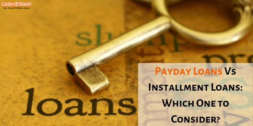 payday loans vs. installment loans