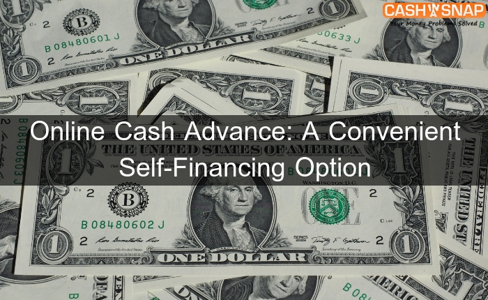 Online Cash Advance: A Convenient Self-Financing Option