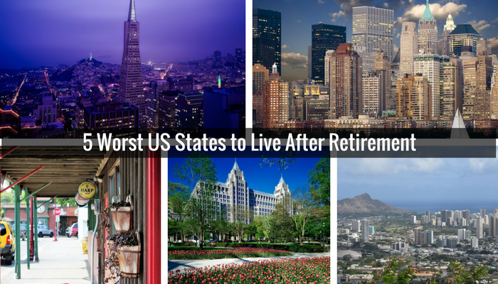 5 Worst US States to Live After Retirement