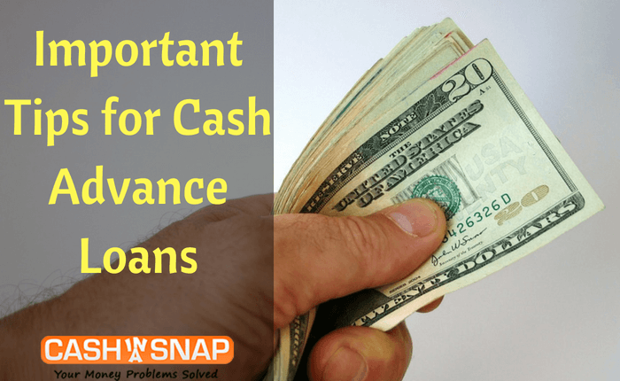 Important Tips for Cash Advance Loans